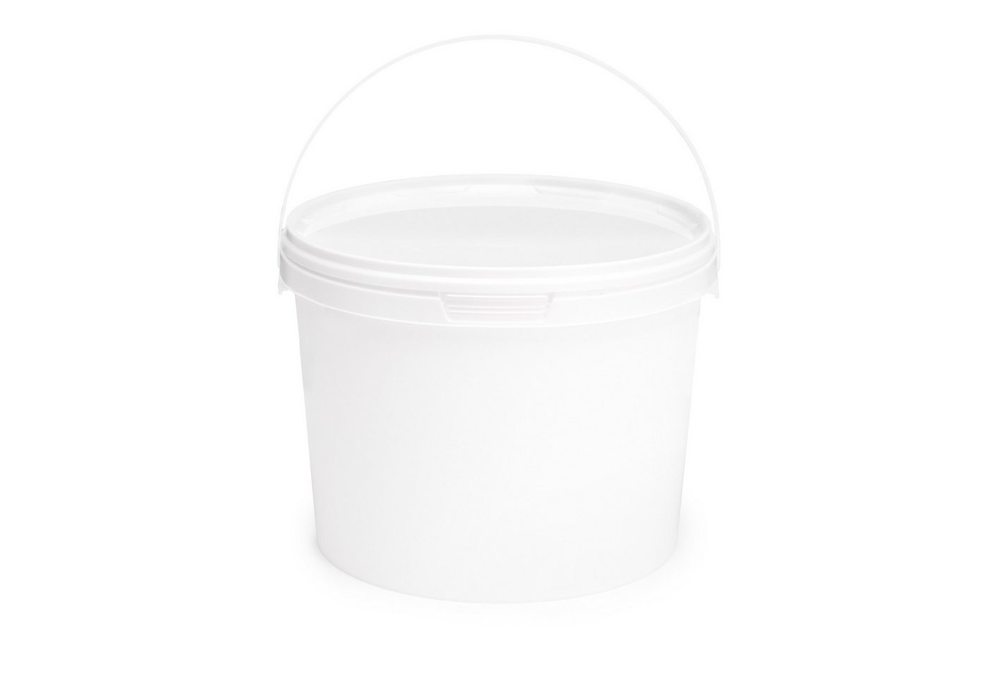 Garronda Putzeimer Eimer mit Deckel Weiß GD-0071, (100-tlg., Set), für Lebensmittel und Chemikalien von Garronda