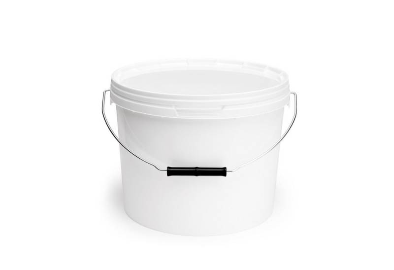 Garronda Putzeimer Eimer mit Deckel Weiß GD-0071, (20-tlg., Set), für Lebensmittel und Chemikalien von Garronda