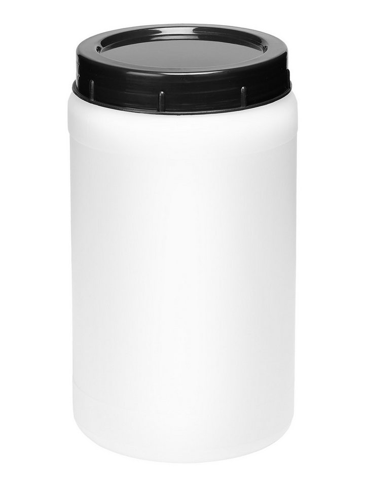 Garronda Regentonne 2L Behälter mit Deckel Weithalsfass BPA-frei GD-0085, Weiß, 2 l von Garronda