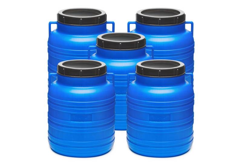 Garronda Regentonne Set 10 Liter Futtertonne BPA-frei Universalfass mit Deckel GD-0120, 10 l, (5-tlg), BPA-Frei von Garronda