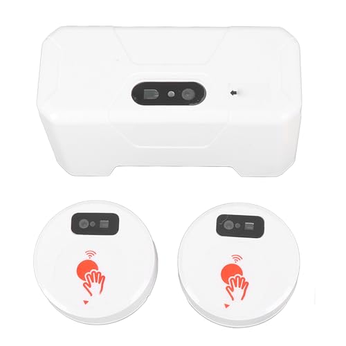 Automatisches Toilettenspülset mit Elektrischem Mechanismus, Bequeme Installation und Austausch mit 2 Sensoren, Wasserdichte Automatische Spülung für Toiletten und Wassereinsparung von Garsent