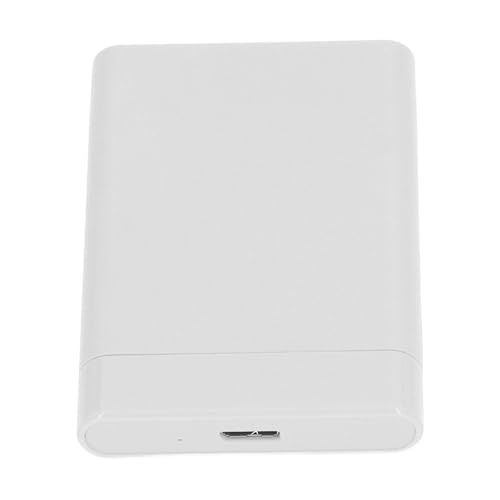 Garsent 2,5-Zoll-HDD-Außengehäuse, Externes Festplattengehäuse, 5 Gbit/s, mit USB 3.0, für Win7 8 10 Vista XP, für Os X 8.6 (White) von Garsent