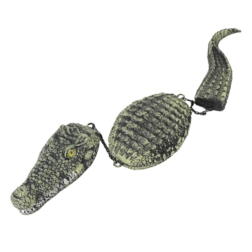 Garsent 32,9 Zoll Schwimmendem Alligatorköder, 3 Abschnitt Plastiksimulation Schwimmendes Krokodil, Gefälschter Alligatorpool Float Statue -Spielzeug für den Hofpark Garsent 32,9 Zoll Schwimmendem Alligatorköder, 3 Abschnitt Plastiksimulation Schwimmendes Krokodil, Gefälschter Alligatorpool Float Statue -Spielzeug für den Hofpark von Garsent
