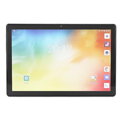 Garsent Android 12.0 Smart Tablet, 10,1 Zoll für Android-Tablet, 10-Kern-CPU, 12 GB RAM, 256 GB ROM, 20 MP Dual-Kameras, Dual-Kameras mit Lautsprechern (Grey) von Garsent