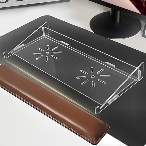 Garsent Computer-Tastaturständer, Geneigte Computer-Tastaturablage, Acryl-Tastaturhalter, Ergonomisches Tippen, Universeller Kompakter Tastaturständer mit Handgelenkauflage Garsent Computer-Tastaturständer, Geneigte Computer-Tastaturablage, Acryl-Tastaturhalter, Ergonomisches Tippen, Universeller Kompakter Tastaturständer mit Handgelenkauflage von Garsent