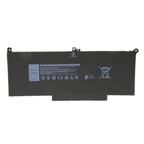 Garsent F3YGT Ersatz-Laptop-Akku für Dell Latitude 12 7000 7280 7290 13 7000 7380 7390 P29S002 14 7000 7480 7490 E7280 E7480 E7490 E7290 E7380 7480 F3YGT 2X39G von Garsent