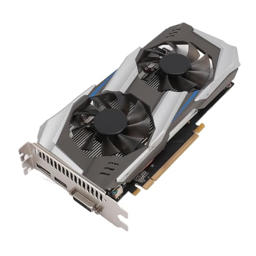 Garsent GTX1060 6GD5 Grafikkarte, 6 GB GDDR5 192bit PCI Express 2.0 16X GP107 Gaming-Grafikkarte mit Zwei Lüftern für Herausragende PC-Leistung von Garsent
