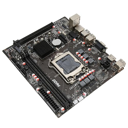 Garsent H310B4-Motherboard, SATA3.0-Schnittstelle-Desktop-Computer-Motherboard, Dual-Channel-DDR4-Mainboard, M-ATX-Typ-Motherboard, PCIE X16 Gen 3.0-Grafikkartensteckplatz von Garsent