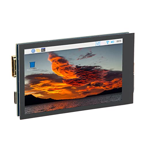 Garsent Kapazitiver Touchscreen, 3,5-Zoll-IPS-Display, für RasPi Ubuntu Kai WN10 Lot, 170 Grad Blickwinkel, 5 Berührungspunkte, USB Typ C, RasPi-Touchpanel, für Win 11, 10, 8.1, 8.7 von Garsent