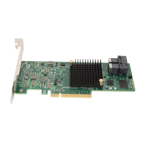Garsent LSI SAS 9300 8i -Controllerkarte, 8 Ports PCIE 3.0, Unterstützt 16 TB SAS -Erweiterung – Hohe Leistung, SAS-HD-Anschlüsse, Integrierte -Unterstützung Garsent LSI SAS 9300 8i -Controllerkarte, 8 Ports PCIE 3.0, Unterstützt 16 TB SAS -Erweiterung – Hohe Leistung, SAS-HD-Anschlüsse, Integrierte -Unterstützung von Garsent