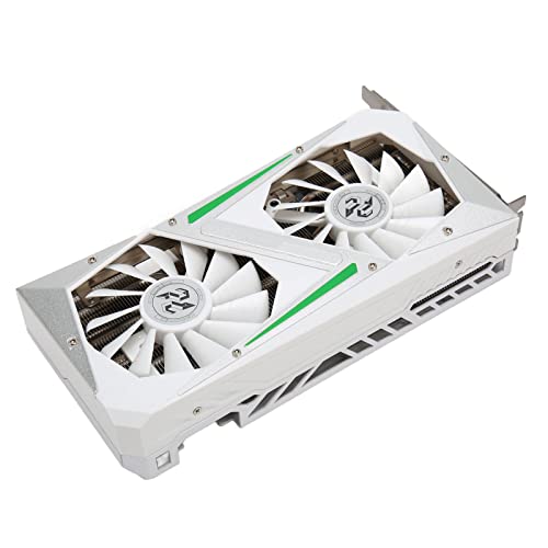 Garsent RTX3060TI PC-Gaming-Grafikkarte, 1410 MHz 8750 MHz 8 GB 256-Bit-GDDR6-Grafikkarte mit Integriertem Kühlmodul, Dual-Lüfter-Kühlsystem, Externes 8-Pin-Netzteil von Garsent