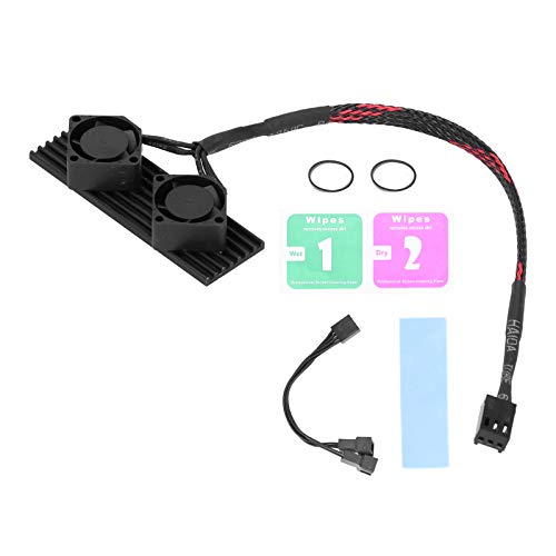 Garsent SATA3-Heizkörper, Festkörper-Heizkörper für M.2 2280 SSD-Festplatte mit 2 Lüftern für SATA3-Desktop-PC Garsent SATA3-Heizkörper, Festkörper-Heizkörper für M.2 2280 SSD-Festplatte mit 2 Lüftern für SATA3-Desktop-PC von Garsent