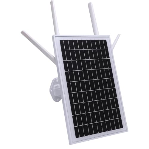 Garsent Solar Angetriebener Outdoor 4G LTE-Modemrouter mit SIM-Kartensteckplatz, Solar WiFi Extender, 15W und (US) von Garsent