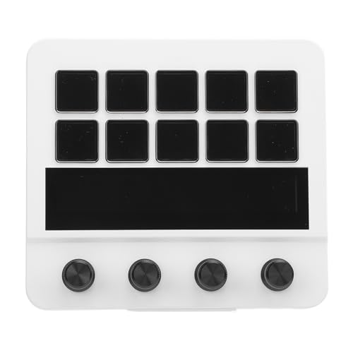 Garsent Stream-Controller, Stream-Control-Deck mit 10 Makros CHL üsseln, Anpassbare Visuelle Tastatur-Trigger-Aktionen in Apps-Software für PC, LCD-Buttons Studio-Control-Deck-Tastatur Garsent Stream-Controller, Stream-Control-Deck mit 10 Makros CHL üsseln, Anpassbare Visuelle Tastatur-Trigger-Aktionen in Apps-Software für PC, LCD-Buttons Studio-Control-Deck-Tastatur von Garsent