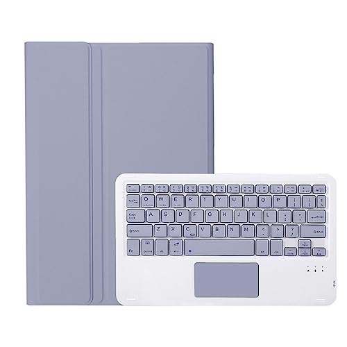 Garsent Tragbare Bluetooth-Tastatur, Tablet-Tastatur mit Magnetischem Stifthalter, Kleine Abnehmbare Externe Tastatur für Tab P11 2. Generation Pad Plus 2023 11,5 Zoll (Purple) von Garsent
