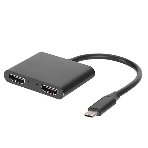 Garsent Tragbarer Netzwerkadapter, 4-in-1-Hub, Typ-C-Dockingstation-Erweiterungskonverter, Neue Typ-C-Dockingstation für Dual-4-in-One-Typec-Dual-Erweiterungs-USB-Hub Garsent Tragbarer Netzwerkadapter, 4-in-1-Hub, Typ-C-Dockingstation-Erweiterungskonverter, Neue Typ-C-Dockingstation für Dual-4-in-One-Typec-Dual-Erweiterungs-USB-Hub von Garsent
