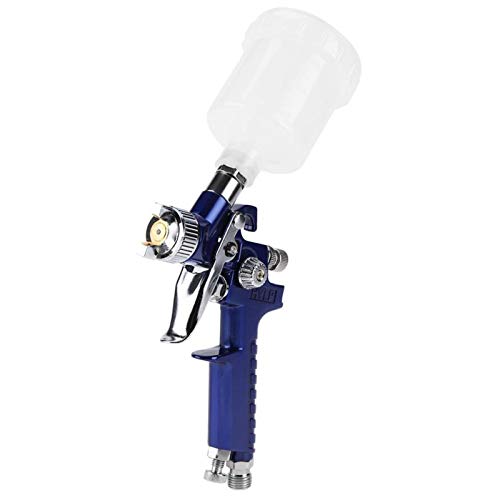 H-2000A Lackierpistole Spritzpistole, Professionelle Farbsprühsystem mit 125ml Plastikbecher und 0.8/1.0mm Edelstahldüse (H-2000A 0.8mm) von Garsent