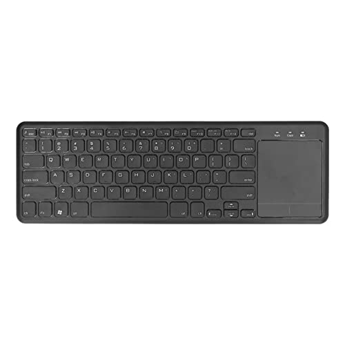 Kabellose Tastatur mit Touchpad, Tragbare Kompakte Bluetooth-Tastatur mit 2,4 G, Flexible Tastatur mit 78 Tasten, Automatischer Ruhezustand, für Windows, für Android, für OS X, Unterstützung für Smart von Garsent