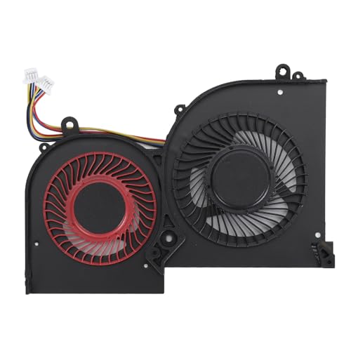 Garsent Neuer CPU- und GPU-Lüfter-Ersatz für MSI GS65, GS65VR P65 MS 16Q4 MS 16Q5 Lüfter, Geräuscharme, Effiziente Kühlung, 4-poliger Lüfter für MSI (GPU) von Garsent