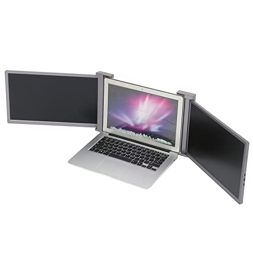 Garsent Tragbarer für Laptop, 15-Zoll-FHD-1080P-IPS-Dual-Extender-Bildschirm mit Einziehbarem Ständer, Zusammenklappbarer Dual--Extender-, für die Meisten von Garsent