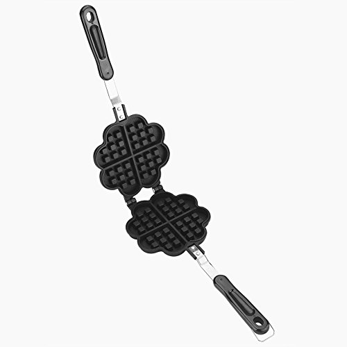 Waffeleisen, Blumenform Haushalt Küche Gas Antihaft Pfannkuchen Frühlingsrolle Waffeleisen Backform von Garsent