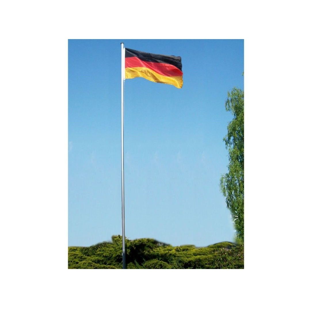 GartenHero Fahnenmast 6m Fahnenmast mit Flagge Seilzug Bodenhülse Flaggenmast Fahnenstange von GartenHero