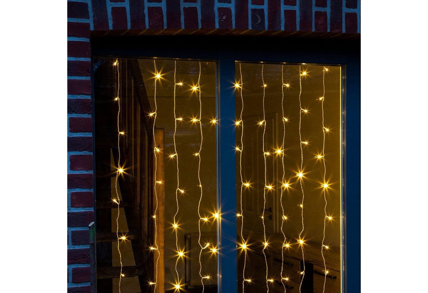 GartenHero LED-Lichtervorhang 120 LED Lichtervorhang Lichternetz 1x2m Lichterkette Weihnachten GartenHero LED-Lichtervorhang 120 LED Lichtervorhang Lichternetz 1x2m Lichterkette Weihnachten von GartenHero