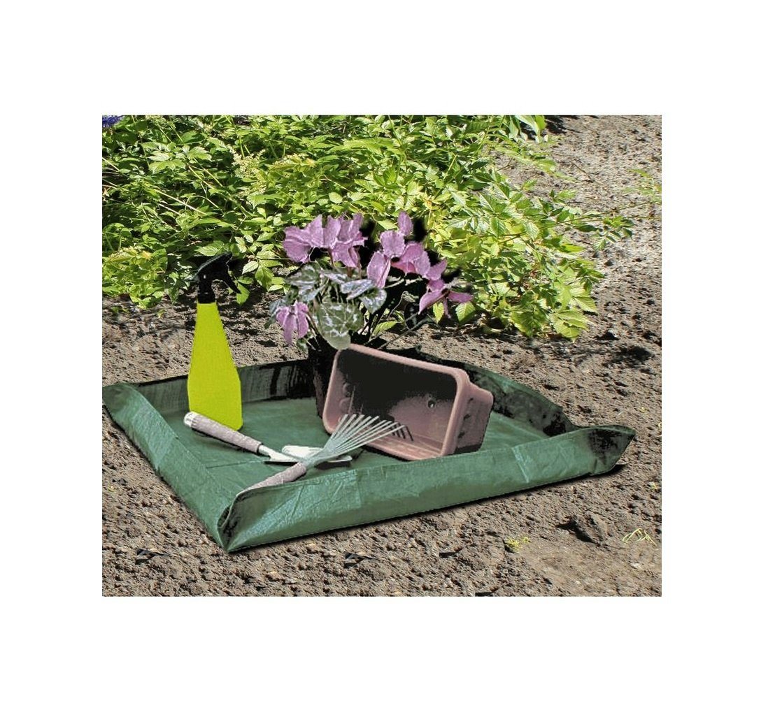 GartenHero Pflanztisch Pflanzmatte Pflanzunterlage faltbare Seiten wasserfest Gartenmatte von GartenHero