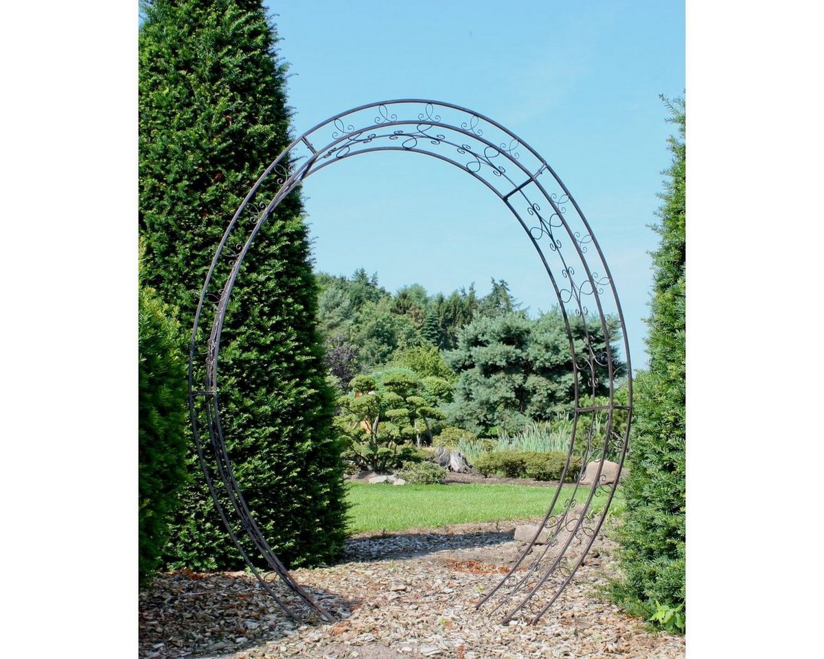 GartenHero Rosenbogen Rosenbogen Rankhilfe Rankbogen Rankgitter Pergola Gartentür Tor Spalier Rosen, Breite 200 cm x Höhe 220 cm x Tiefe 38 cm von GartenHero