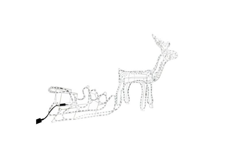 GartenHero Weihnachtsfigur Rentier Schlitten 288 LED Lichterkette innen außen Weihnachten Deko GartenHero Weihnachtsfigur Rentier Schlitten 288 LED Lichterkette innen außen Weihnachten Deko von GartenHero