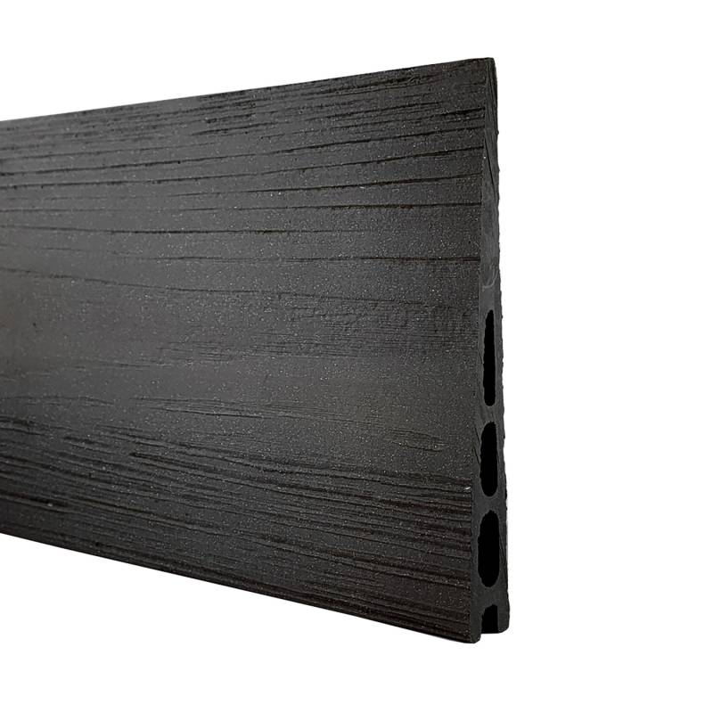 GartenLand Musterstück WPC Zaun Set Schwedenprofil Anthrazit Holzstruktur 20 cm von GartenLand