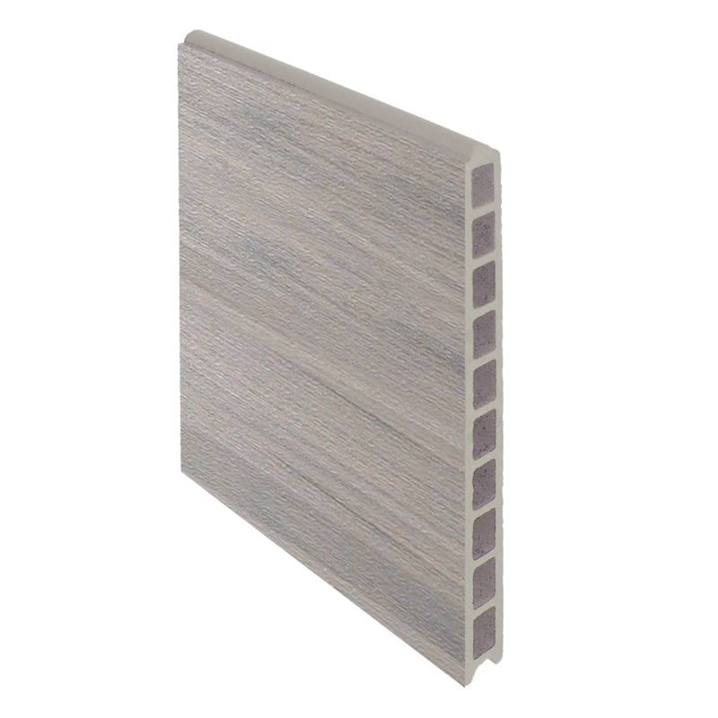 GartenLand Musterstück WPC Zaun Set XL Ameland Co-extrudiert Amethystgrau 20 cm von GartenLand