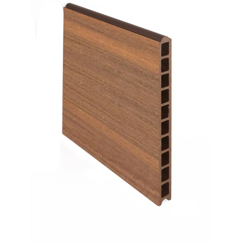 GartenLand Musterstück WPC Zaun Set XL Ameland Co-extrudiert Mahagoni 20 cm von GartenLand