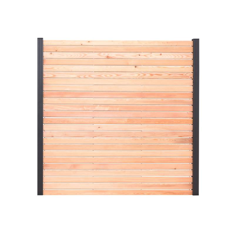 GartenLand Rhombus Steckzaun Set Malmö ca. 180 x 180 cm Holz Douglasie PEFC Sichtschutz Zaun Ohne Pfosten Ohne Abschlussleiste von GartenLand