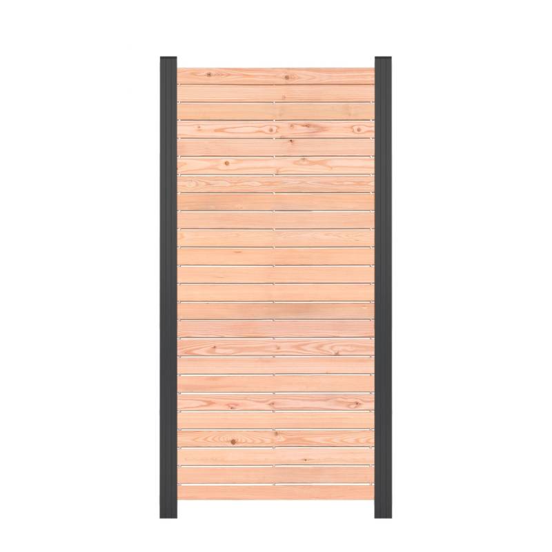 GartenLand Rhombus Steckzaun Set Malmö ca. 81,5 x 180 cm Holz Douglasie PEFC Sichtschutz Zaun Ohne Pfosten Ohne Abschlussleiste von GartenLand