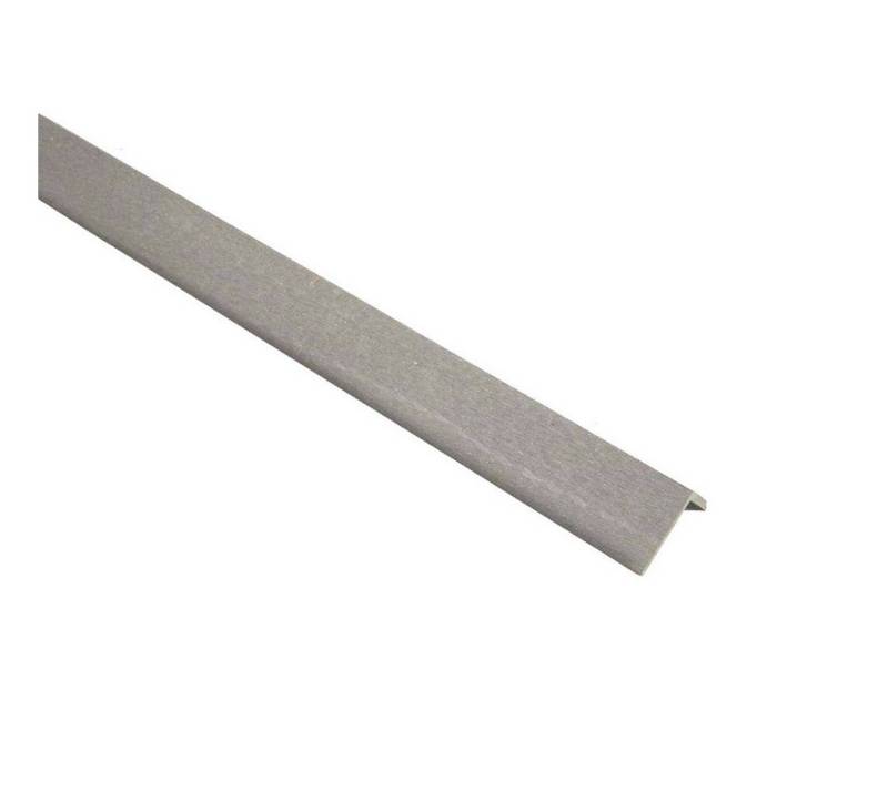 GartenLand Terrassendielen Abschlusswinkel 40 x 60 x 3600 mm Silbergrau, Abschlusswinkel von GartenLand