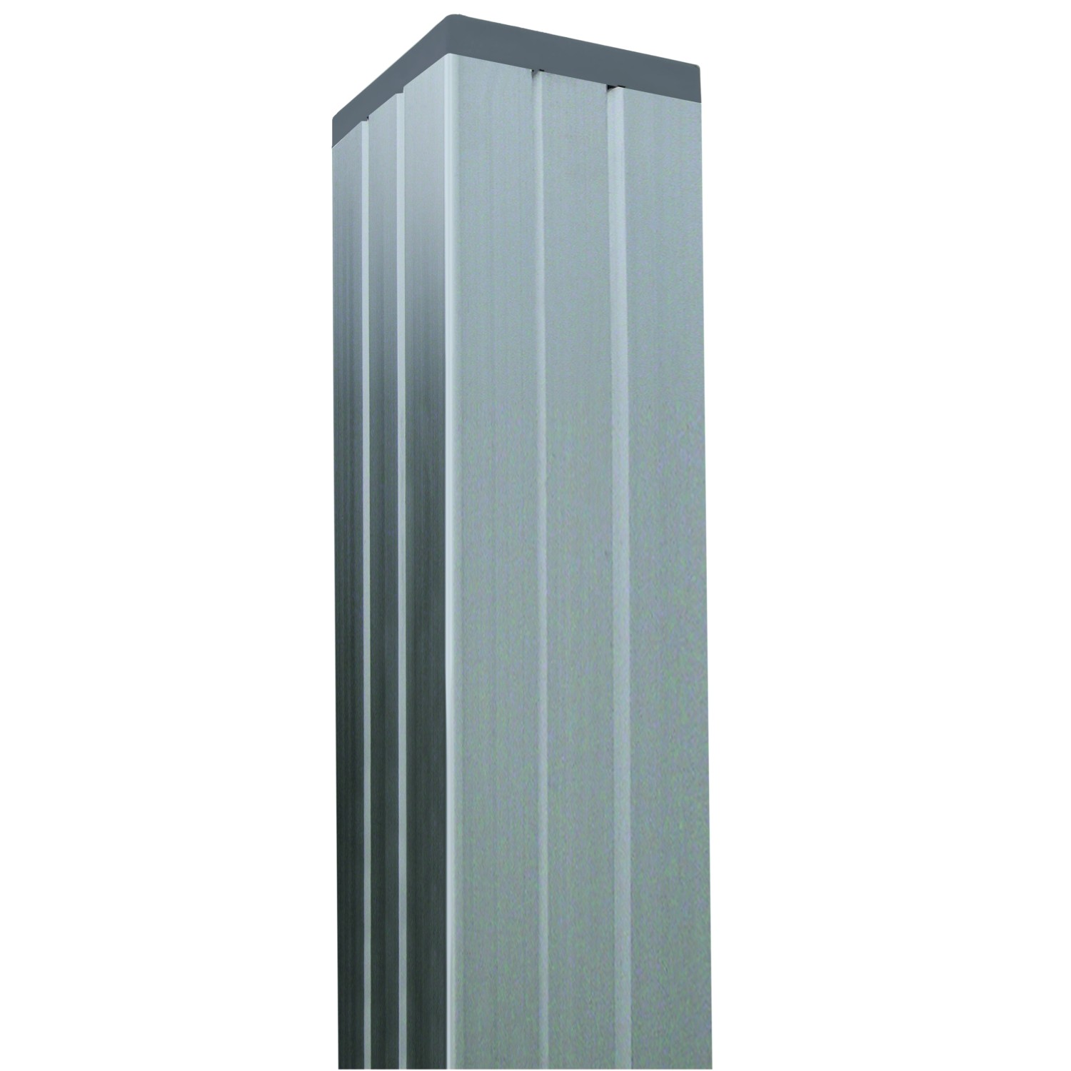 GartenLand Tor-Steckzaunpfosten Aluminium 6,8 cm x 6,8 cm x 239 cm Silber 3 Nuten für Steckzaunelemente inkl. Pfostenkappe GartenLand Tor-Steckzaunpfosten Aluminium 6,8 cm x 6,8 cm x 239 cm Silber 3 Nuten für Steckzaunelemente inkl. Pfostenkappe von GartenLand