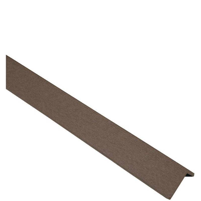 GartenLand WPC Abschlussprofil Winkel 40 x 60 x 3600 mm Schokobraun von GartenLand