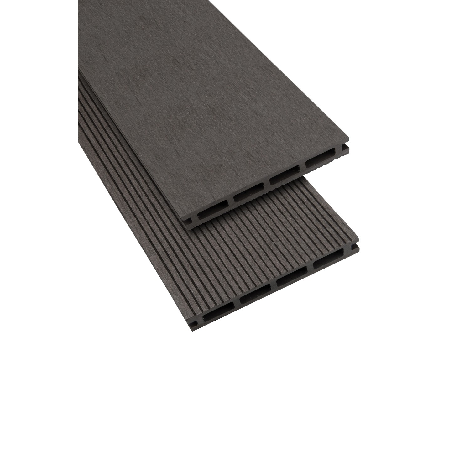 GartenLand WPC Terrassendiele Classic 21 x 140 x 4000 mm Anthrazit Geriffelt und Glatt Hohlkammer GartenLand WPC Terrassendiele Classic 21 x 140 x 4000 mm Anthrazit Geriffelt und Glatt Hohlkammer von GartenLand