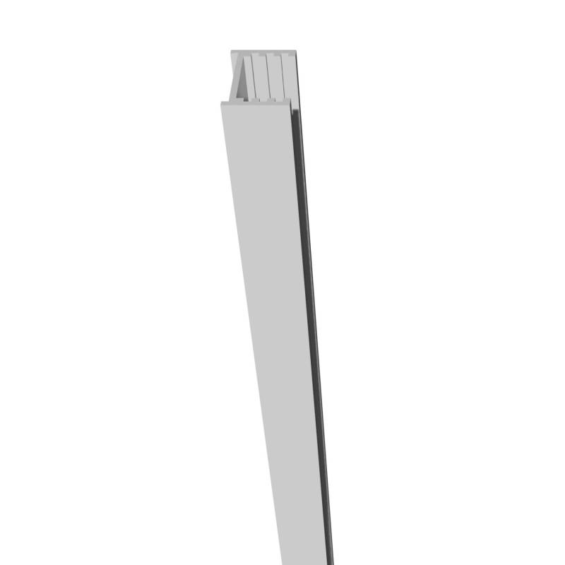 GartenLand Wandpfosten Aluminium für WPC Steckzäune 200 cm Silber von GartenLand