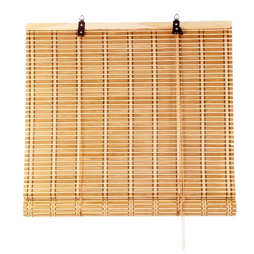 Bambusrollo Innen außen Sonnenschutz Jalousie Sichtschutz Rollo Türen und Fenster Raffrollo Seitenzugrollo Belüftung Rollo Handgewebt,Anpassbar von Gartenassistentin