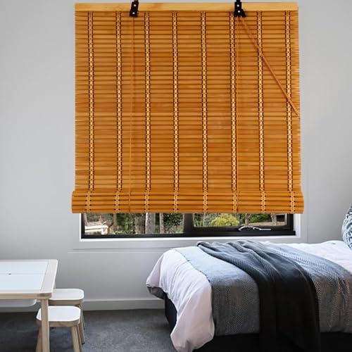 Natur Bambus Rollo Retro Verdunklungsrollo Innen/außen/Garten Wetterfest Raffrollo Atmungsaktiv Anti-Uv Bambus Jalousien Sichtschutz Sonnenschutz Seitenzugrollo für Türen und Fenster Natur Bambus Rollo Retro Verdunklungsrollo Innen/außen/Garten Wetterfest Raffrollo Atmungsaktiv Anti-Uv Bambus Jalousien Sichtschutz Sonnenschutz Seitenzugrollo für Türen und Fenster von Gartenassistentin
