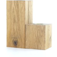 Teelichthalter Eiche Massivholz 2Er Set Teelichthalter Eiche Massivholz 2Er Set von GartenbeetKiste
