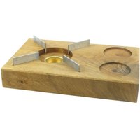 stövchen Eiche Holz Teekanne Rustikal Holzstövchen Teewärmer von GartenbeetKiste