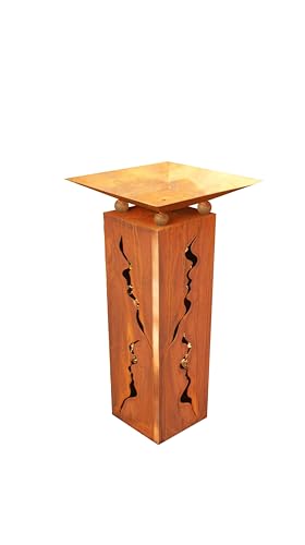 Gartendekoshop24 – Rostsäule mit Schale, 80 cm. Gartendeko Rostsäule mit Pflanzschale. Metall Rostsäule mit Schale zum Dekorieren, oder Pflanzen. Handgefertigte Metallarbeit, Outdoor. Gartendekoshop24 – Rostsäule mit Schale, 80 cm. Gartendeko Rostsäule mit Pflanzschale. Metall Rostsäule mit Schale zum Dekorieren, oder Pflanzen. Handgefertigte Metallarbeit, Outdoor. von Gartendekoshop24
