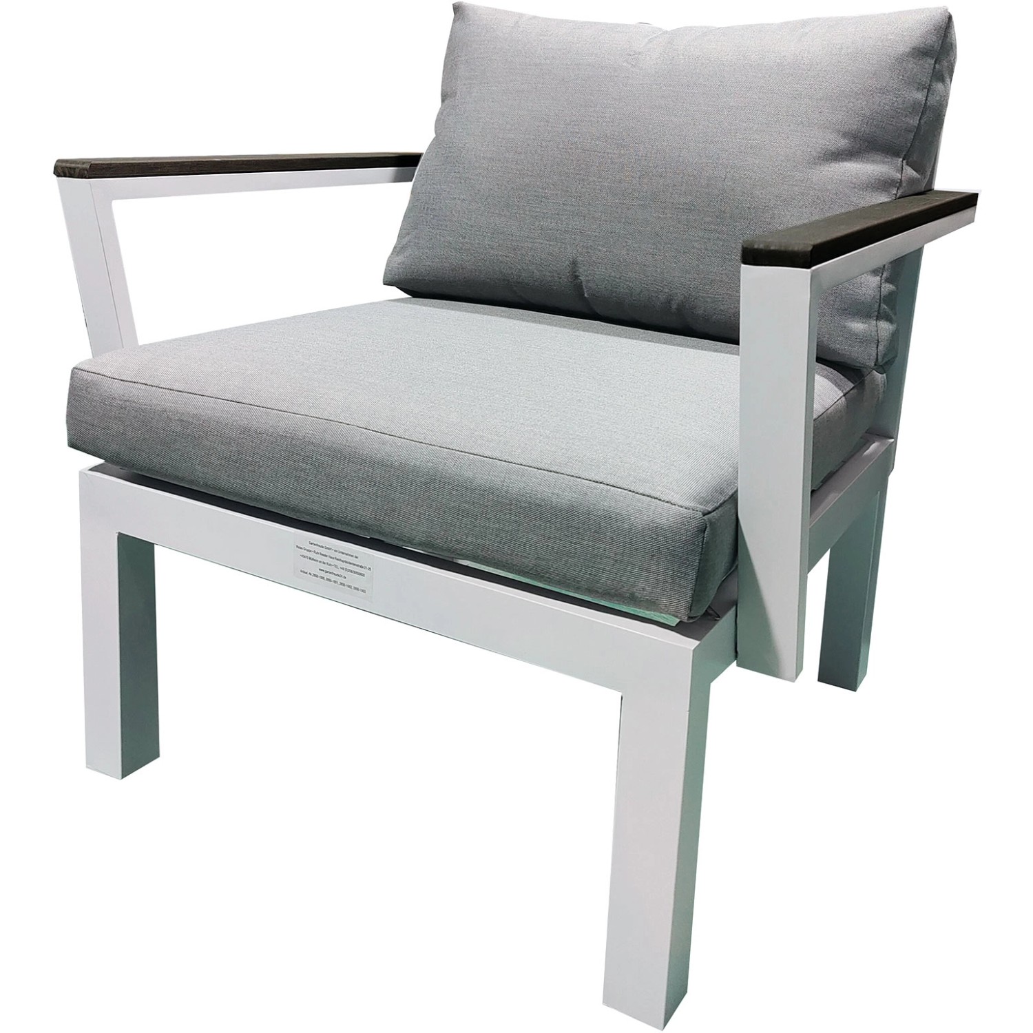 Gartenfreude Aluminium-Sessel Ambience 75 x 63 x 44 cm Weiß von Gartenfreude