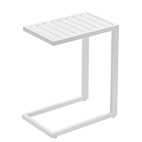 Gartenfreude Aluminium Tisch White, Weiß-Weiß von Gartenfreude