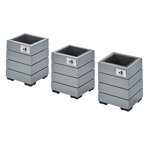 Gartenfreude Pflanzgefäße Antigua 3er Set 16 x 16 x 15,5 cm Gartenfreude Pflanzgefäße Antigua 3er Set 16 x 16 x 15,5 cm von Gartenfreude