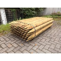 50 Angespitzte Holzpfähle Kdi Imprägniert - Wetterfeste Zaunpfosten Holz Rundholzpfähle Für Garten Weidezaun Landwirtschaft Landschaftsbau 50 Angespitzte Holzpfähle Kdi Imprägniert - Wetterfeste Zaunpfosten Holz Rundholzpfähle Für Garten Weidezaun Landwirtschaft Landschaftsbau von Gartenholz
