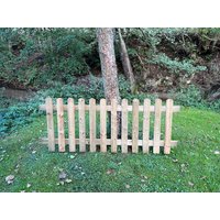 Robustes Gartenzaun Element 80 Oder 100 cm Höhe Aus Kdi Holz Für Den Außenbereich, Wetterfest Und Langlebig, Ideal Gartengestaltung von Gartenholz